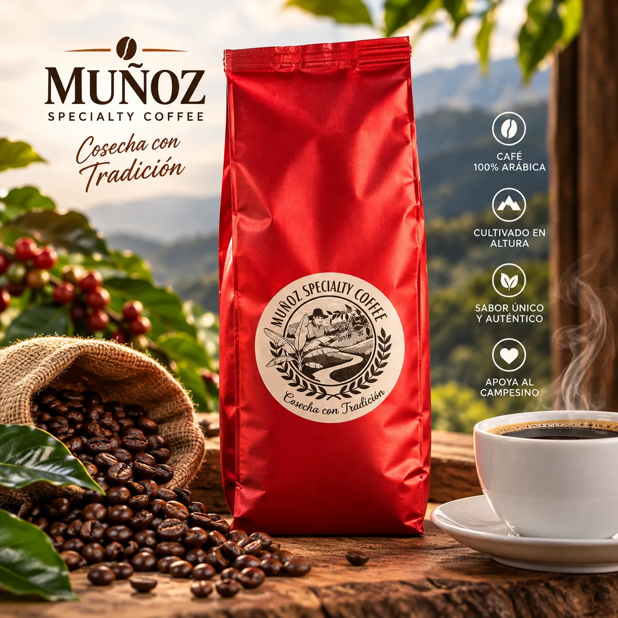 Café Molido de Coffee Muñoz