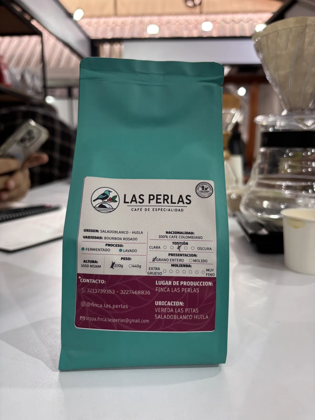 Café Bourbon Rosado de LAS PERLAS
