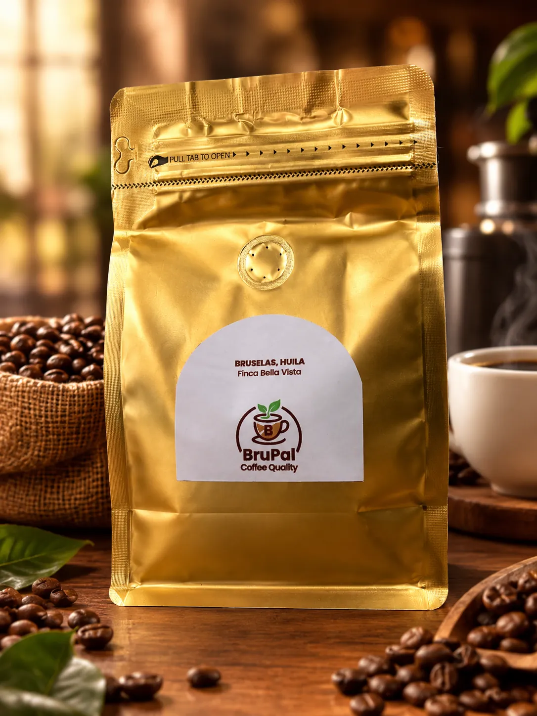 Café Geisha de BruPal Coffee Quality