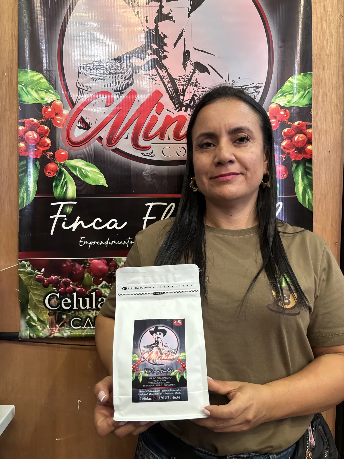 María Eugenia Samboni Molina, Coffe Minda