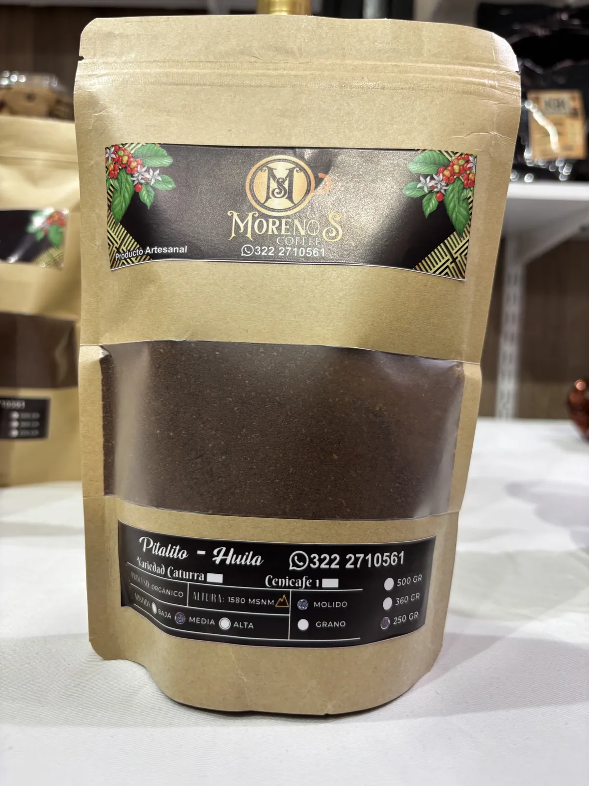 Café Caturra de Morenos Coffee