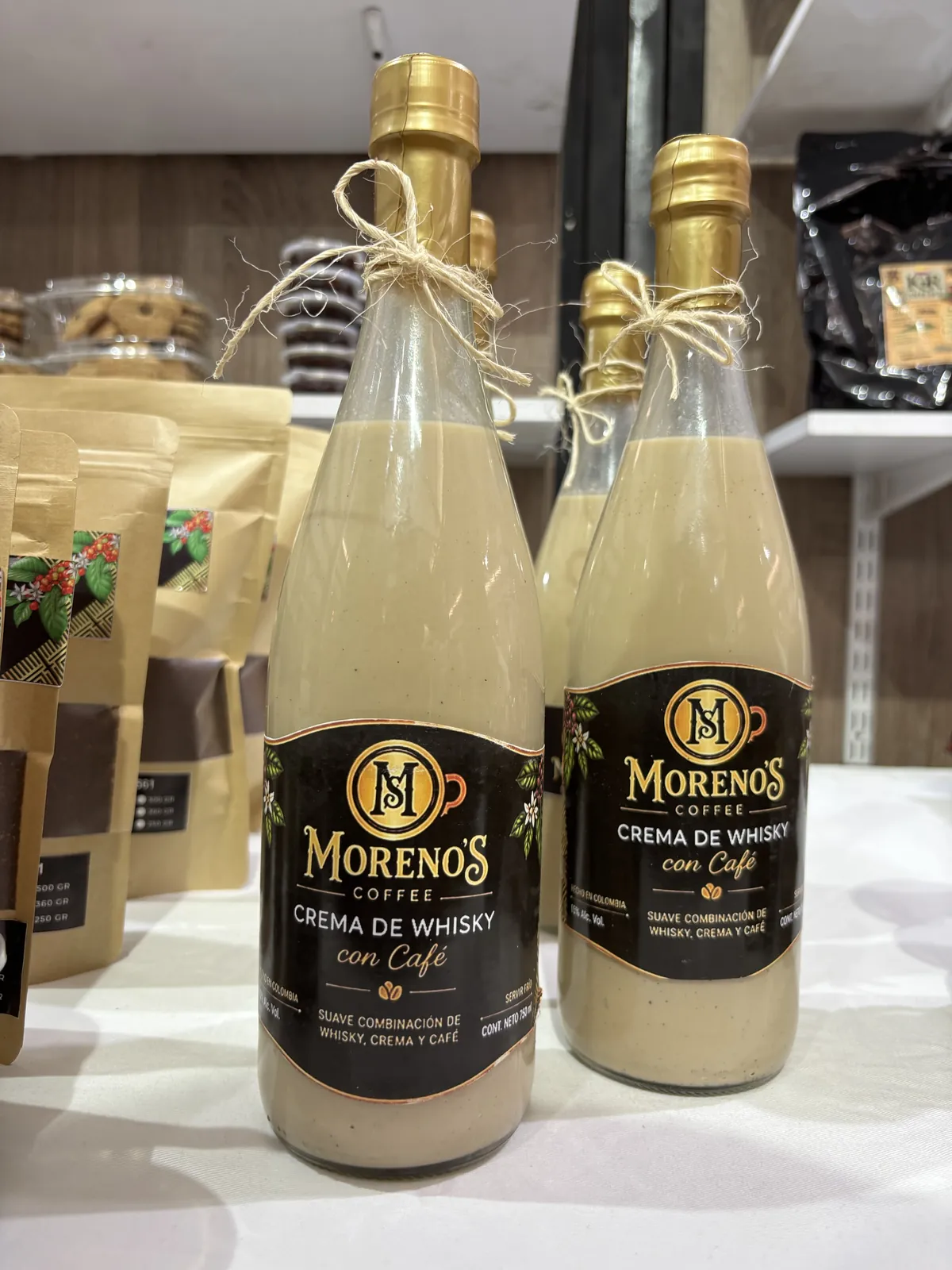 Crema de whisky de Morenos Coffee
