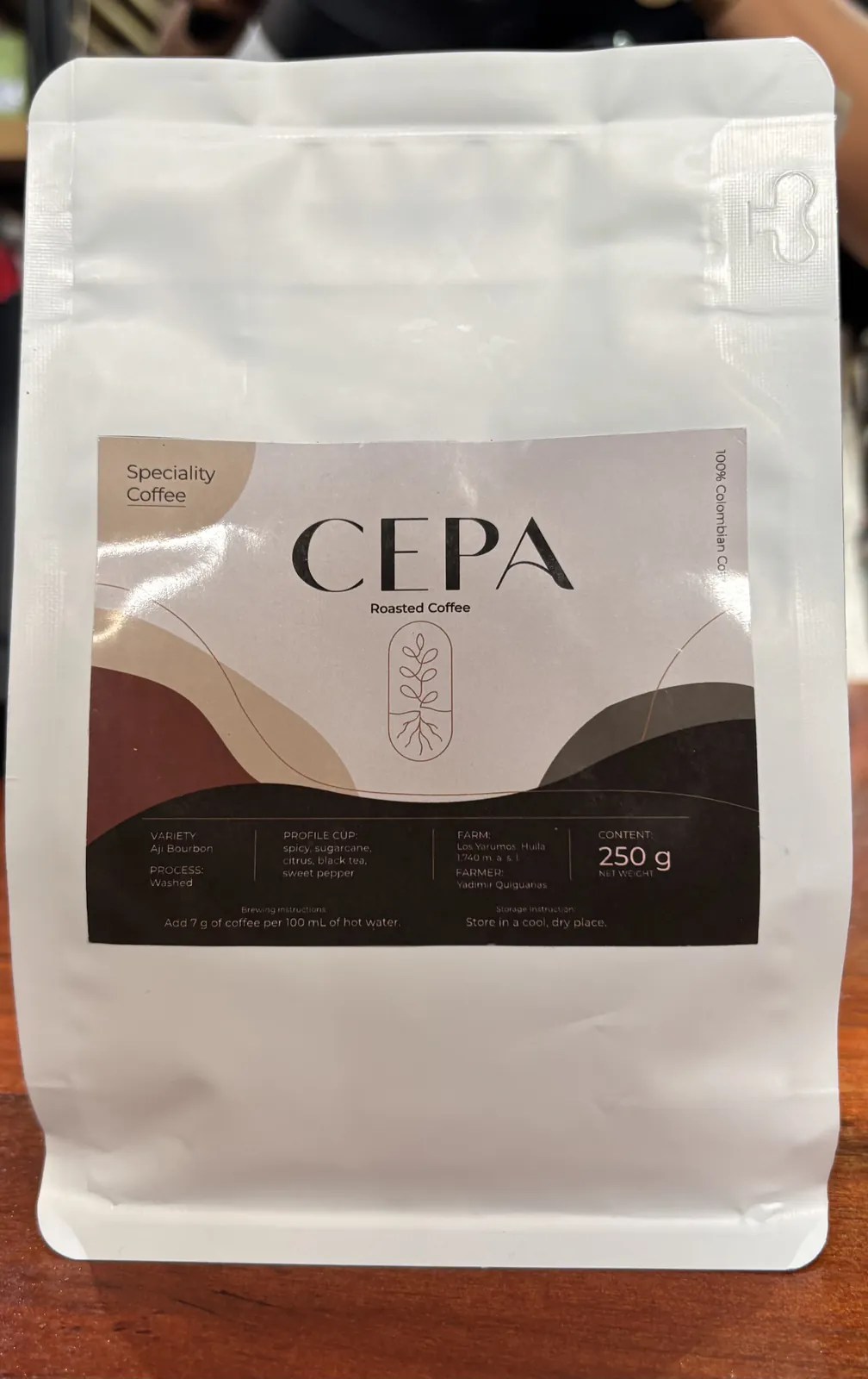 Café Aji Bourbon de CEPA Speciality Coffee