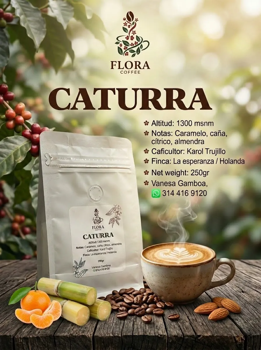 Café Caturra de Flora Coffee